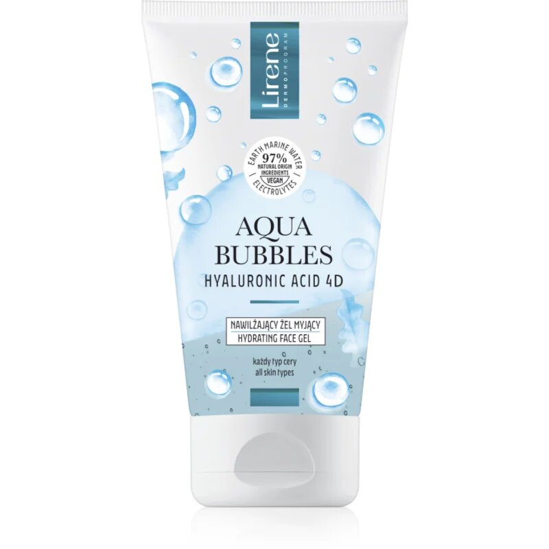 Lirene Aqua Bubbles gel de curatare hidratant 150 ml
