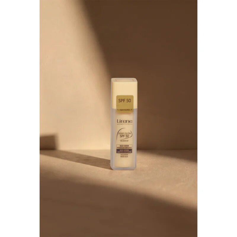 Lirene Base Dewy Glow Fundatia serului lucios SPF 50 30 ml