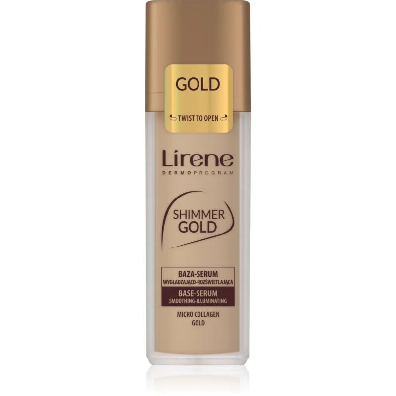 Lirene Base Shimmer Gold Fundatia serului lucios 30 ml