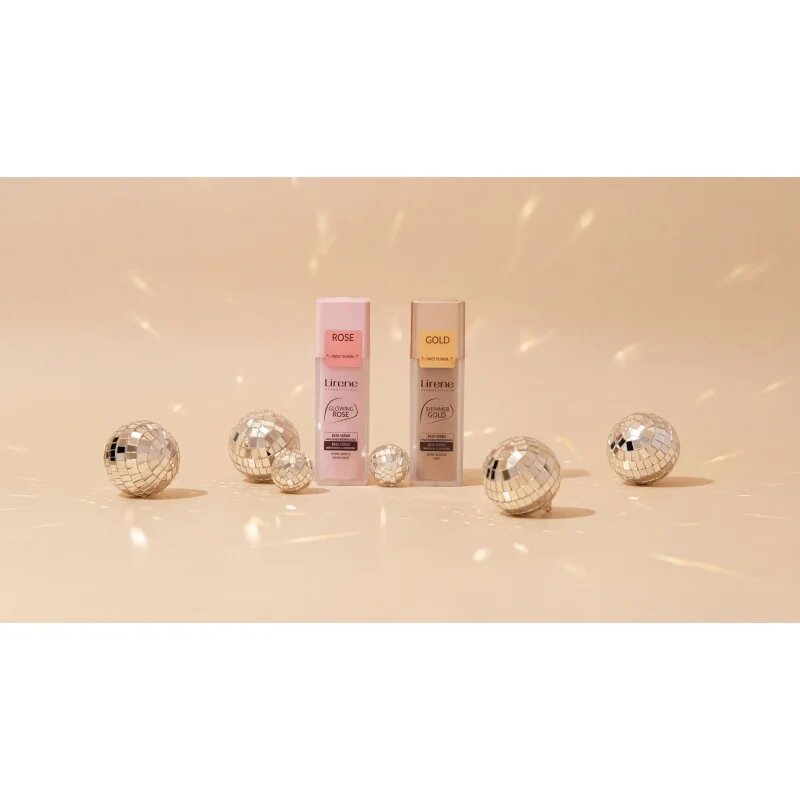 Lirene Base Shimmer Gold Fundatia serului lucios 30 ml