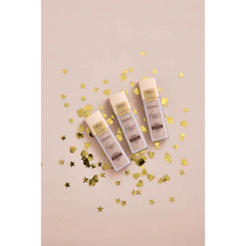 Lirene Base Shimmer Gold Fundatia serului lucios 30 ml