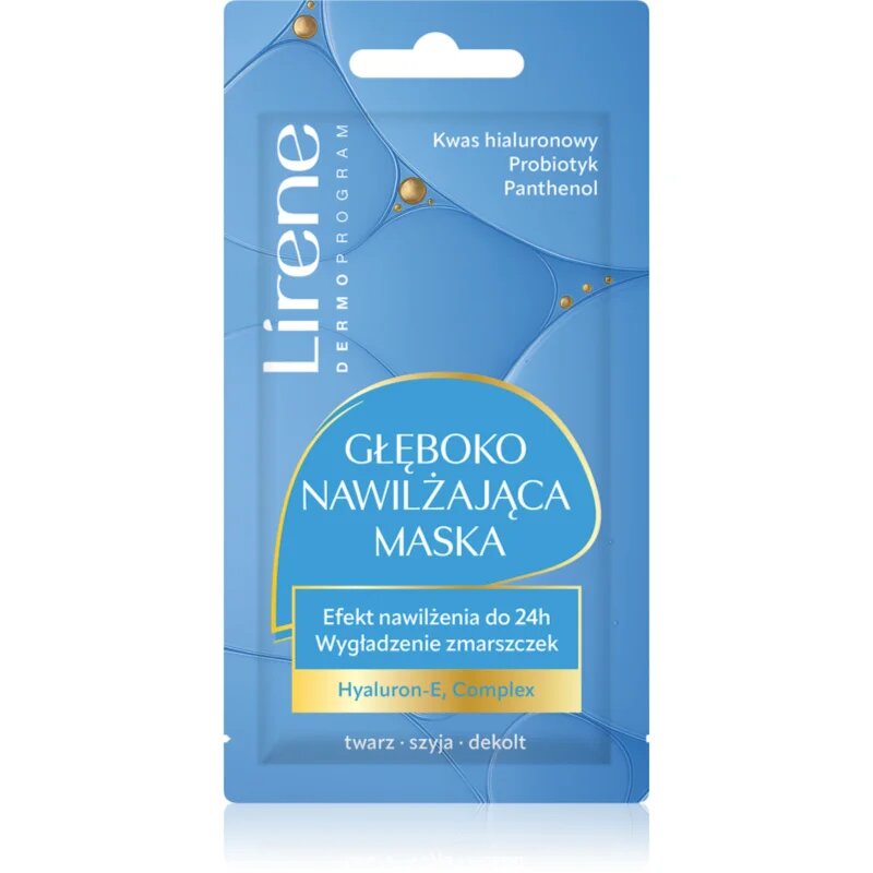 Lirene Face Mask Hyaluron-E Complex mască de hidratare profundă 8 ml