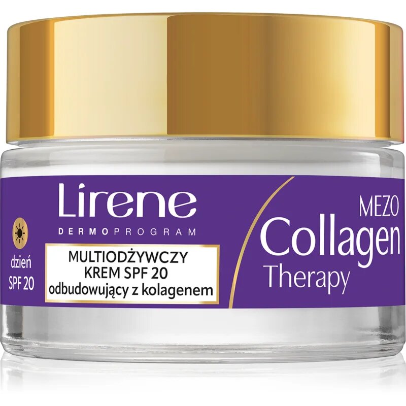 Lirene Mezo Collagen Therapy 70+ crema de zi cu efect de refacere pentru ten matur SPF 20 50 ml