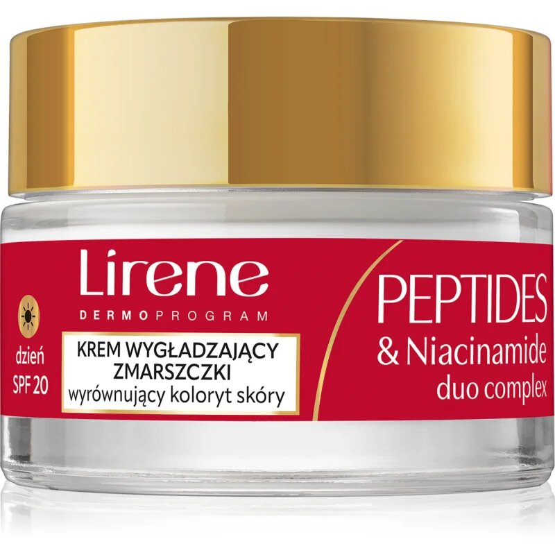 Lirene Peptides & Niacinamide Duo Complex 60+ Cremă de zi intensă pentru riduri pentru ten matur SPF 20 50 ml