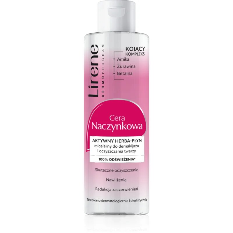 Lirene Redness apa pentru curatare cu particule micele pentru piele sensibila si inrosita 200 ml