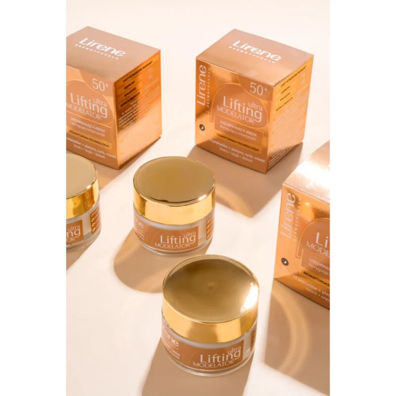 Lirene Ultra Lifting Modelator 50+ crema de noapte pentru fermitate pentru corectarea ridurilor 50 ml