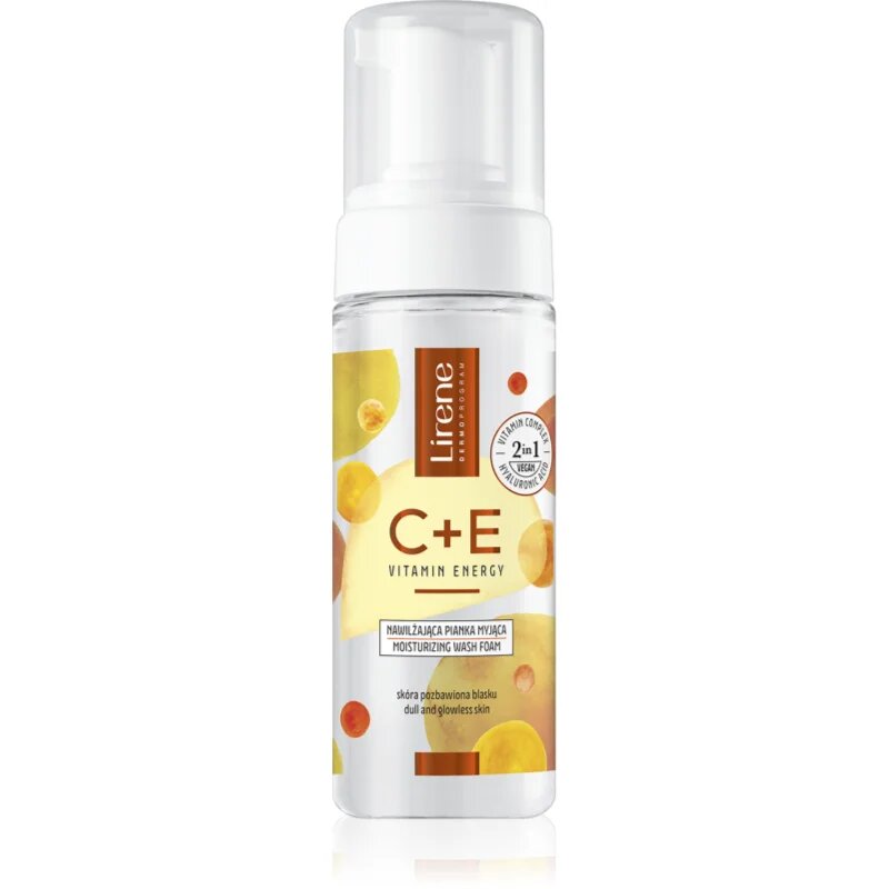 Lirene Vitamin Energy C+E crema hidratanta pentru curatare cu vitamine C si E 150 ml