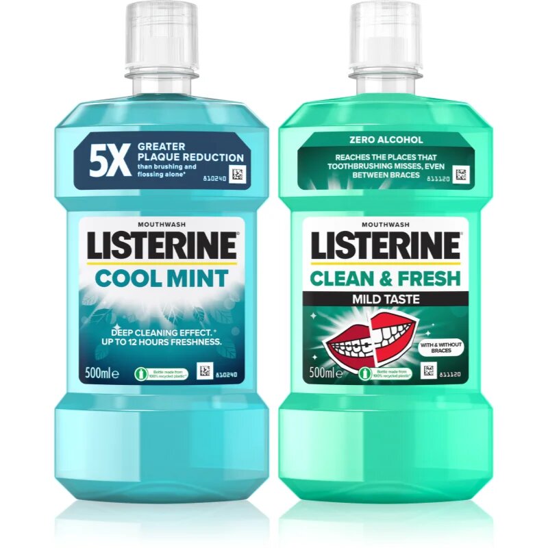 Listerine Duopack apă de gură ambalaj economic