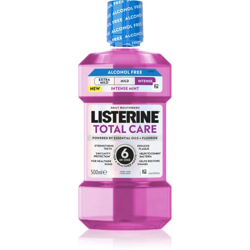 Listerine Total Care Intense apă de gură fară alcool 500 ml