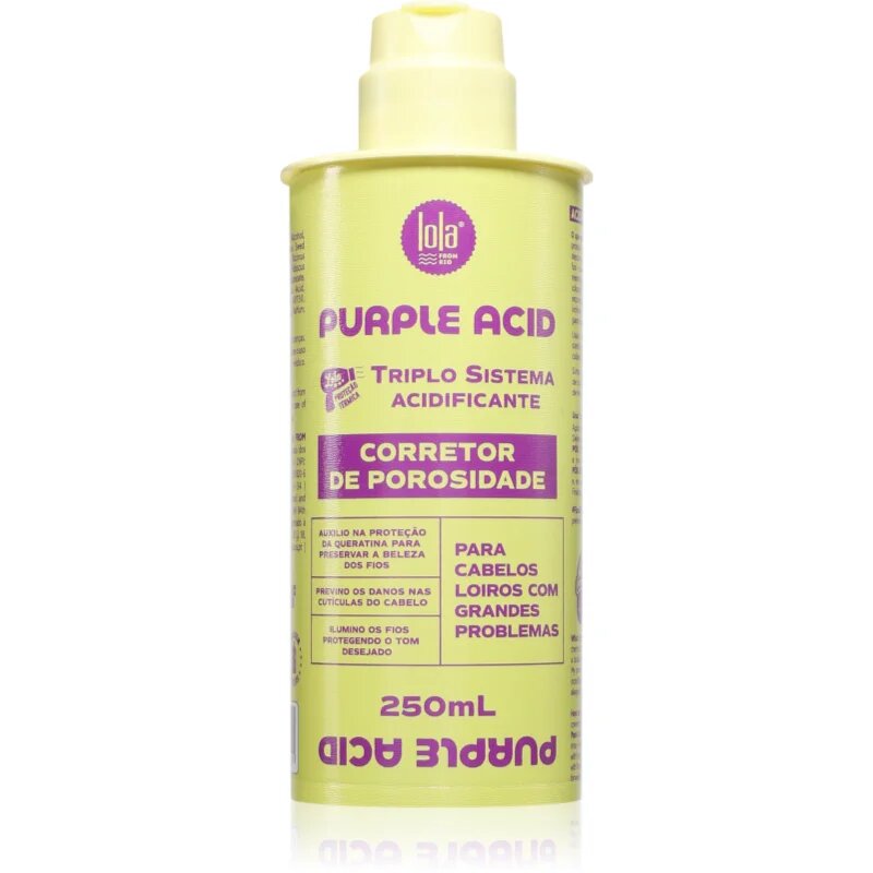 Lola Cosmetics Purple Acid corector pentru par blond 250 ml