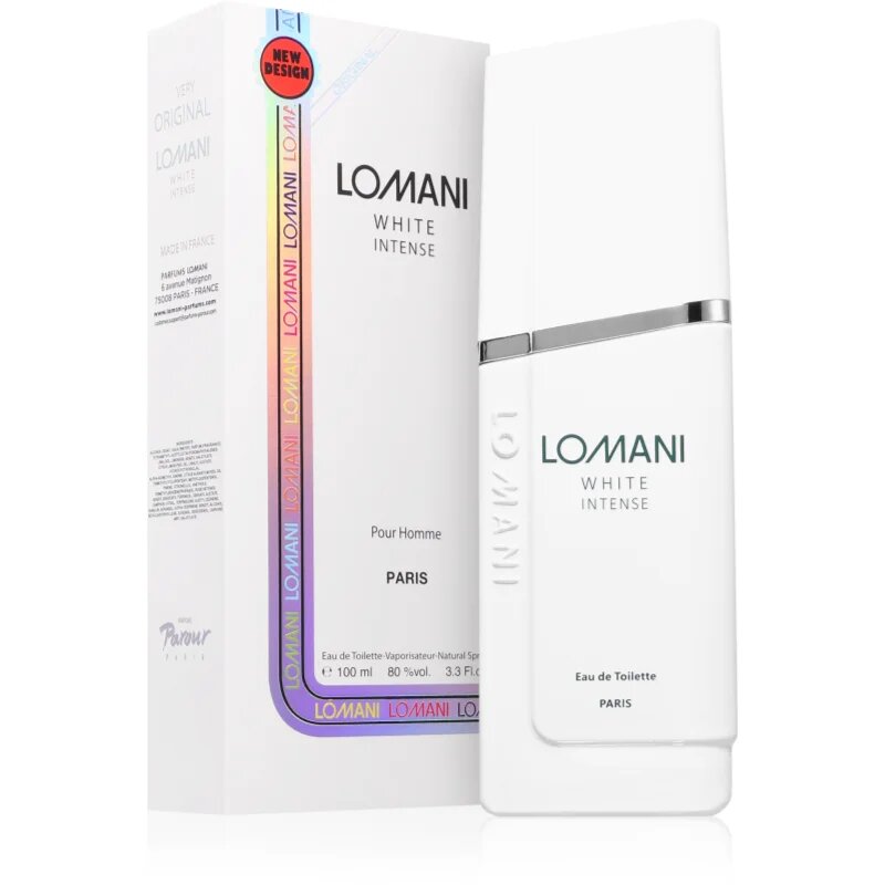 Lomani White Intense Eau de Toilette pentru bărbați 100 ml