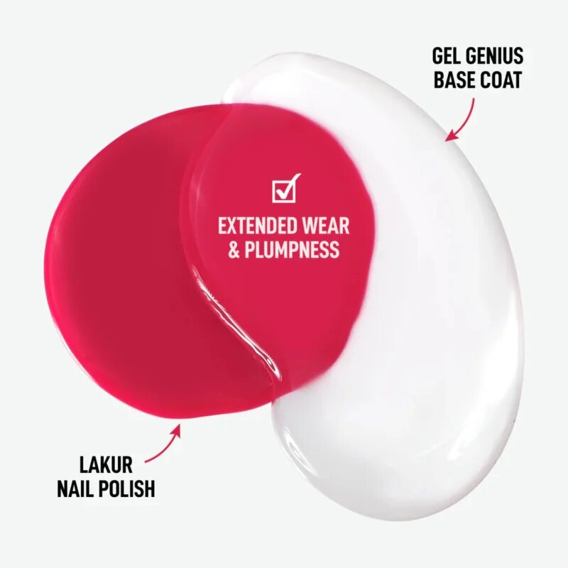 LONDONTOWN Kur Gel Genius Base Coat lac intaritor de baza pentru unghii fără utilizarea lămpii UV/LED 12 ml