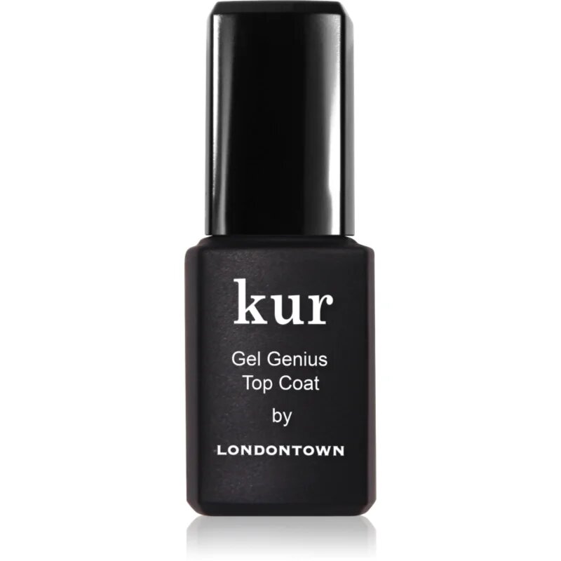 LONDONTOWN Kur Gel Genius Top Coat lac de unghii/parte sus fără utilizarea lămpii UV/LED 12 ml