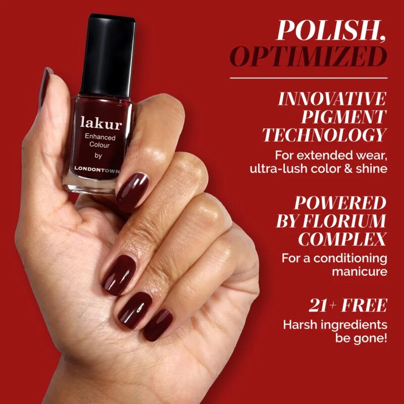 LONDONTOWN Lakur lac de unghii cu rezistenta indelungata culoare Naughty List 12 ml
