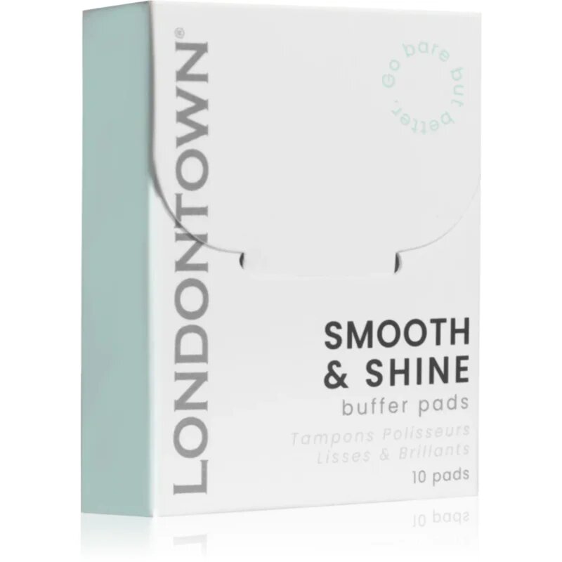 LONDONTOWN Smooth & Shine lešticí tamponky pentru unghii 10 buc