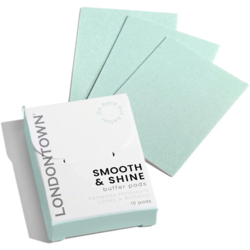 LONDONTOWN Smooth & Shine lešticí tamponky pentru unghii 10 buc