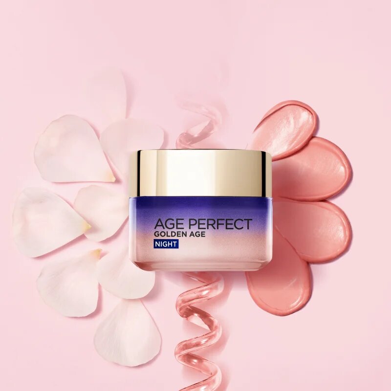 L’Oréal Paris Age Perfect Golden Age crema de noapte pentru contur pentru ten matur 60+ 50 ml