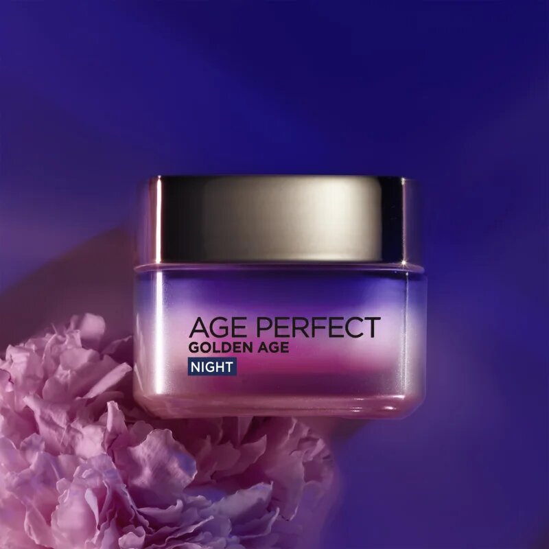 L’Oréal Paris Age Perfect Golden Age crema de noapte pentru contur pentru ten matur 60+ 50 ml