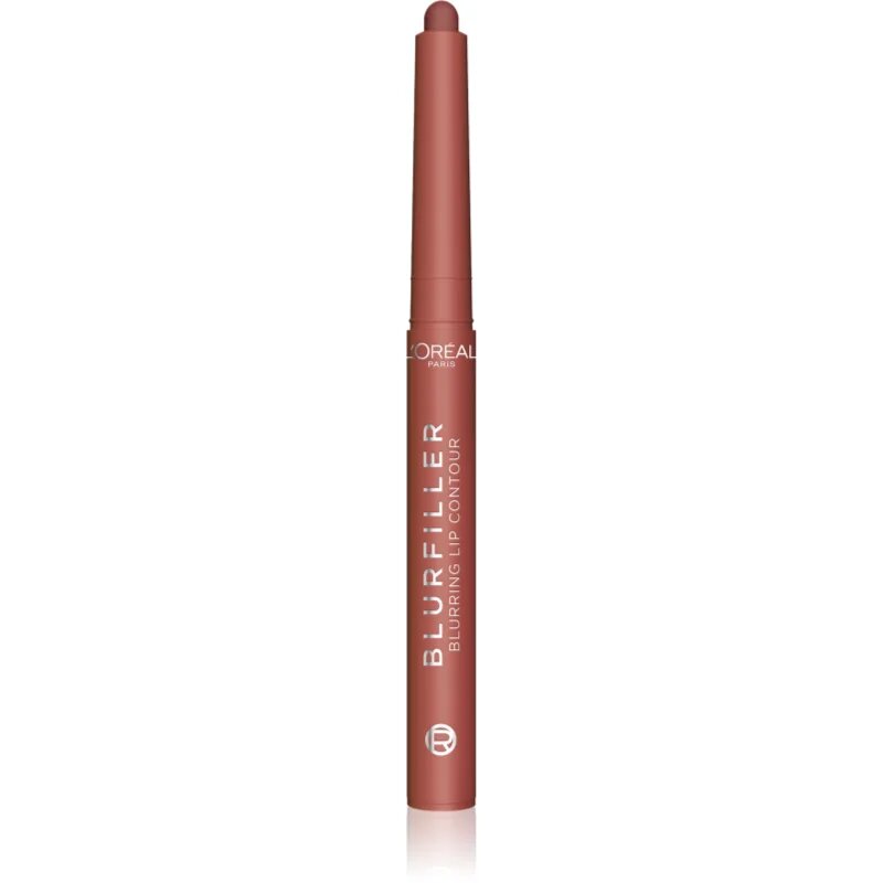 L’Oréal Paris Blurfiller Lip Contour dermatograf cremos pentru buze culoare 535 Brown Caramel 1 g