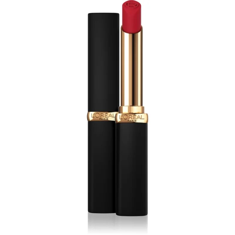 L’Oréal Paris Color Riche Intense Volume Matte Colors of Worth ruj buze mat hidratant culoare Le Rouge Confident 18 g