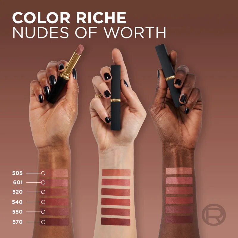L’Oréal Paris Color Riche Intense Volume Matte ruj cu persistență îndelungată cu efect mat 570 WORTH IT INTENSE 1 buc
