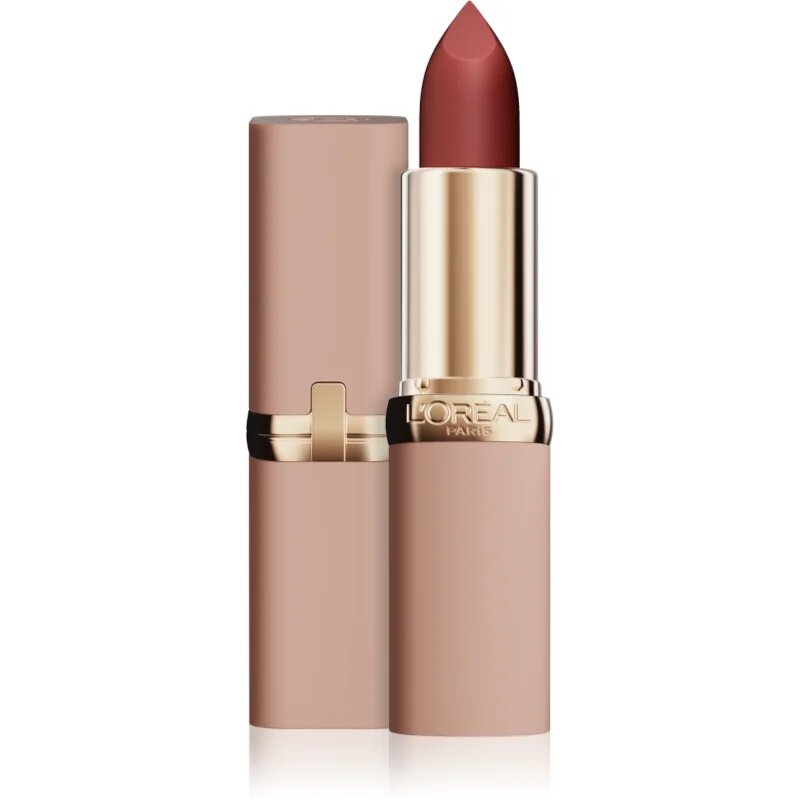L’Oréal Paris Color Riche Matin Balm ruj de buze catifelant cu efect matifiant culoare 545 Nude Nonchalant 4.3 g
