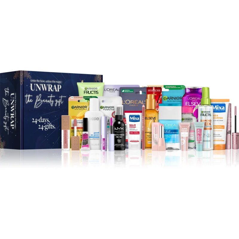 L’Oréal Paris DIY Advent Calendar Unwrap the Beauty Gift Calendar de Crăciun