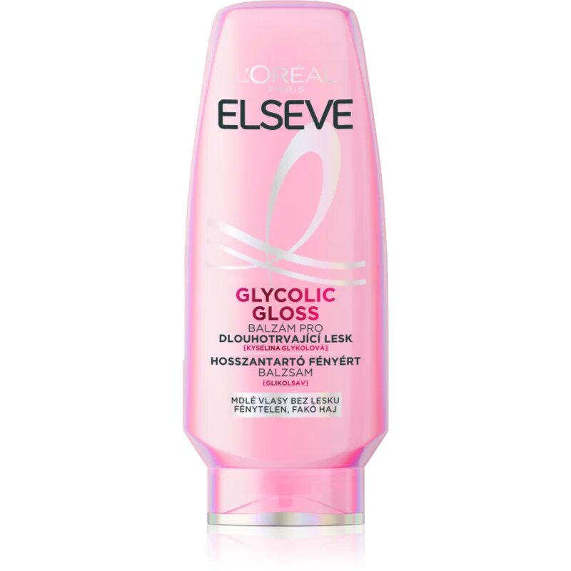L’Oréal Paris Elseve Glycolic Gloss balsam de păr pentru stralucire 300 ml
