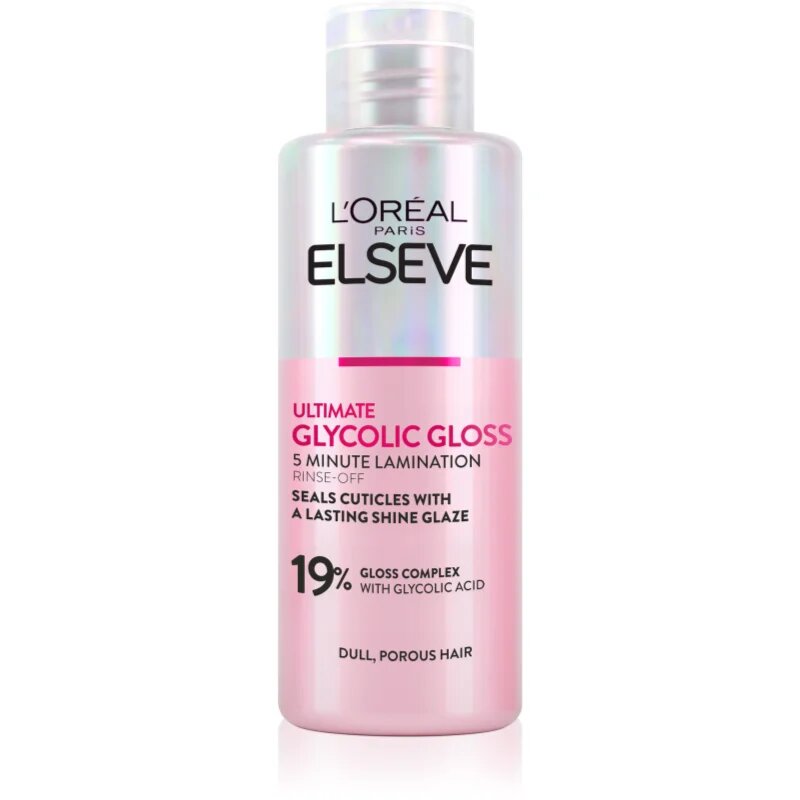 L’Oréal Paris Elseve Glycolic Gloss Masca de par pentru catifelarea si regenerarea parului deteriorat 200 ml