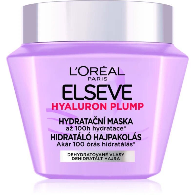 L’Oréal Paris Elseve Hyaluron Plump Masca de par cu acid hialuronic 300 ml