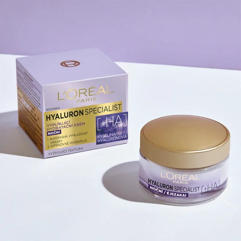 L’Oréal Paris Hyaluron Specialist crema de completare pentru noapte. 50 ml