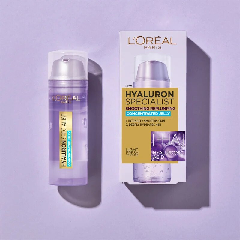 L’Oréal Paris Hyaluron Specialist Jelly cremă de zi intensă și hidratantă cu acid hialuronic 50 ml