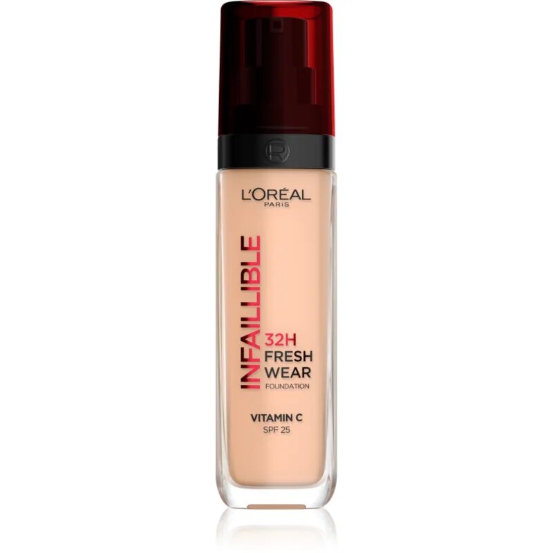 L’Oréal Paris Infaillible 32H Fresh Wear fard lichid de lunga durata culoare 110 Cool Rosé 30 ml