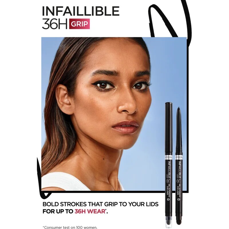 L’Oréal Paris Infaillible Grip 36h Gel Automatic Liner eyeliner gel rezistent la apă Green 5 g