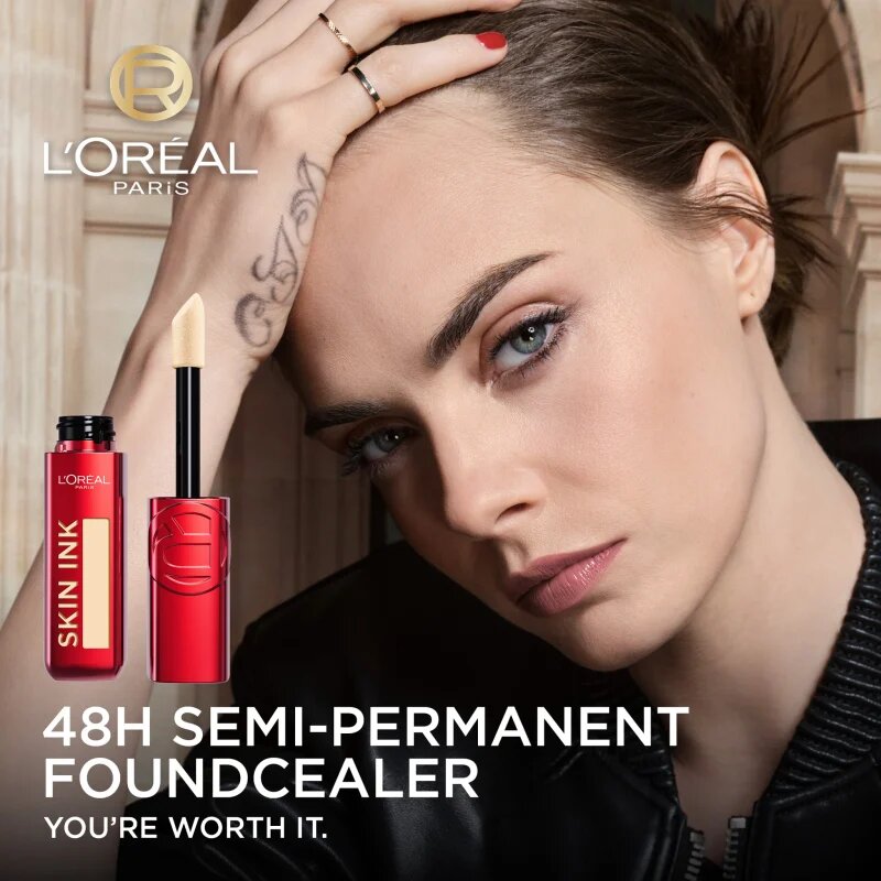 L’Oréal Paris Infaillible Skin Ink make-up si corector intr-unul singur culoare 180 Medium Cool 15 ml