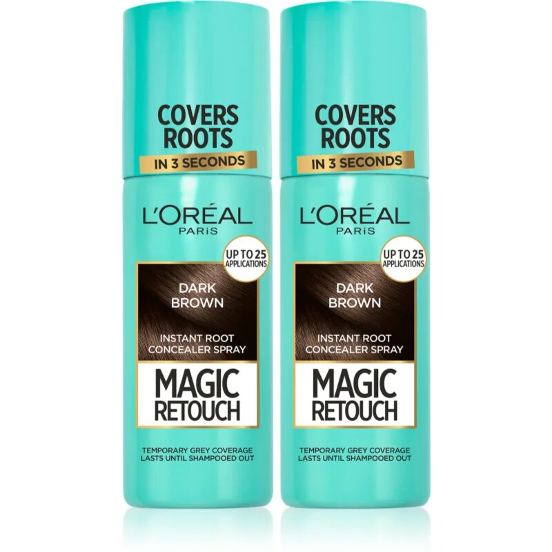 L’Oréal Paris Magic Retouch set culoare Dark Brown