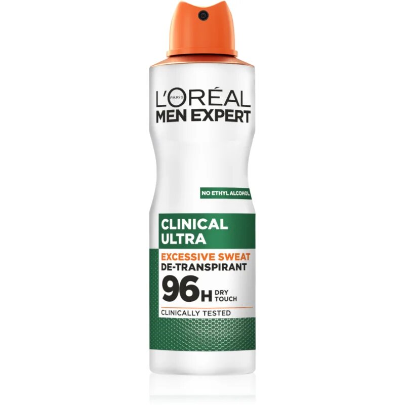 L’Oréal Paris Men Expert Clinical Ultra spray anti-perspirant pentru barbati 150 ml
