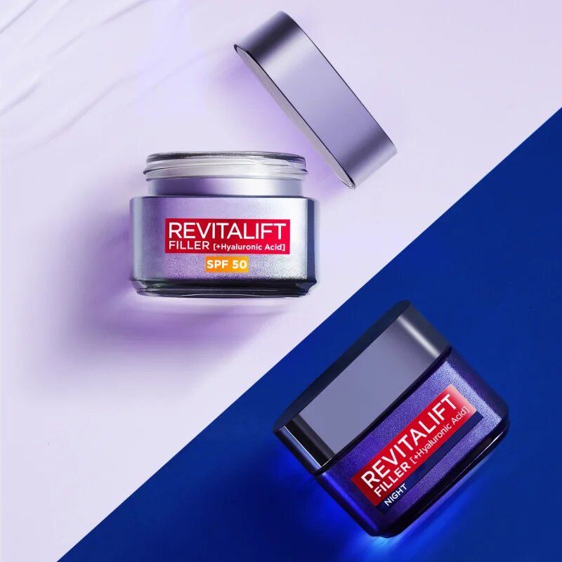 L’Oréal Paris Revitalift Filler crema de zi regeneratoare anti-îmbătrânire SPF 50 50 ml