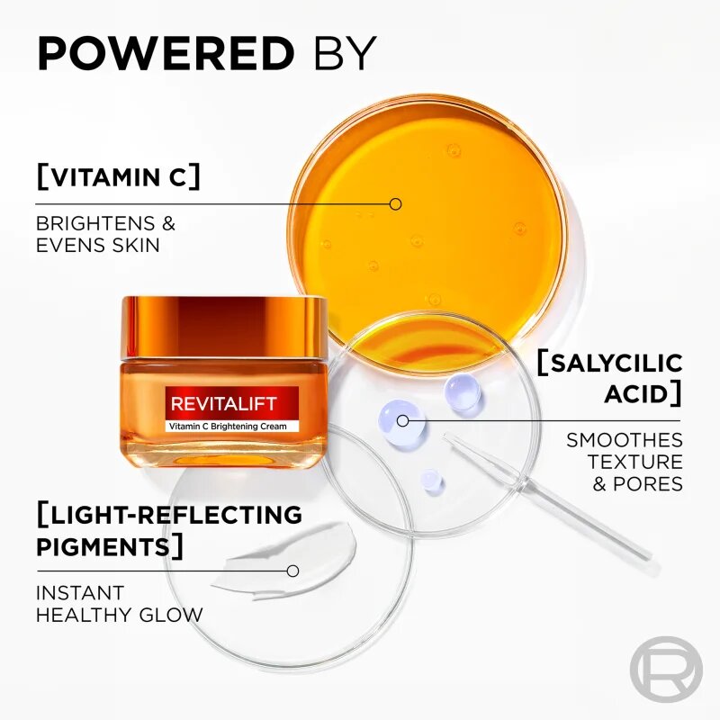 L’Oréal Paris Revitalift Vitamin C cremă pentru revitalizare și iluminare 50 ml