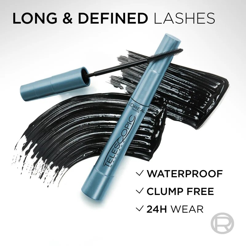 L’Oréal Paris Telescopic mascara waterproof culoare Black 8 ml