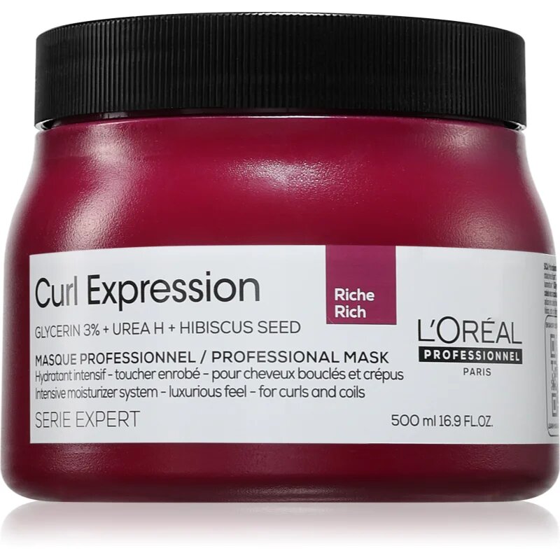 L’Oréal Professionnel Curl Expression Curl Expression Rich mask masca pentru hidratare intensa pentru par ondulat si cret 500 ml