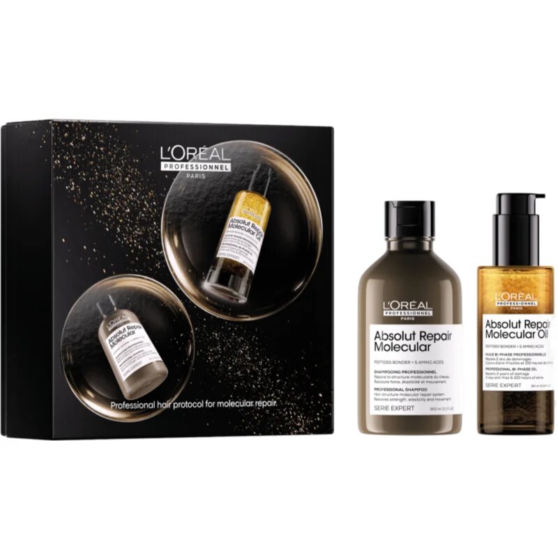L’Oréal Professionnel Serie Expert Absolut Repair Molecular set cadou cu efect de nutritiv