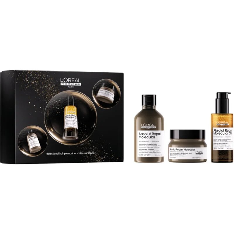 L’Oréal Professionnel Serie Expert Absolut Repair Molecular set cadou pentru hranire si stralucire