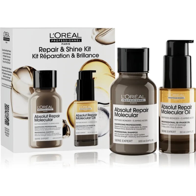 Serie Expert Absolut Repair Molecular set cadou pentru par deteriorat