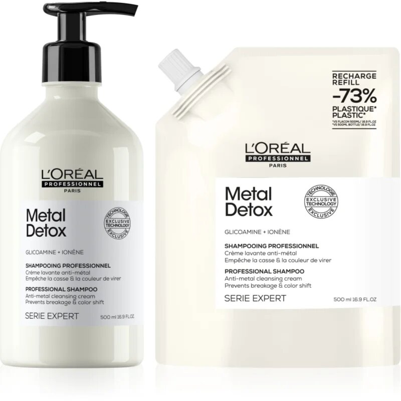 Serie Expert Metal Detox ambalaj economic pentru par deteriorat