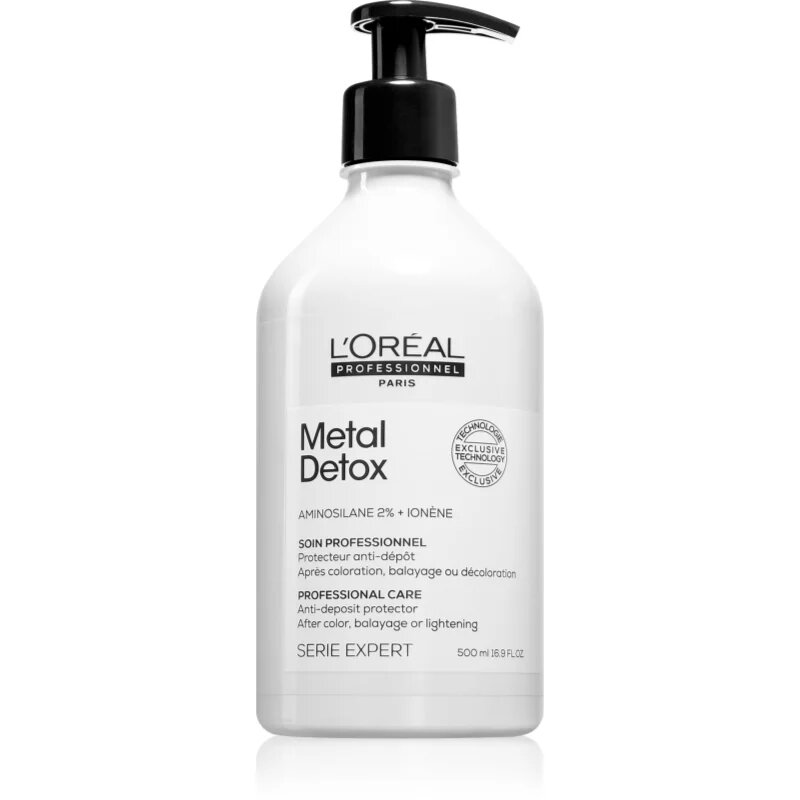 Serie Expert Metal Detox Ingrijire protectoare pentru păr vopsit 2 % Aminosilane 500 ml