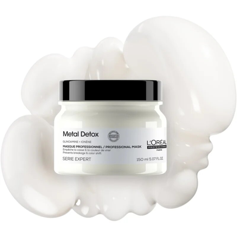 L’Oréal Professionnel Serie Expert Metal Detox mască hrănitoare profundă pentru par vopsit si deteriorat 150 ml