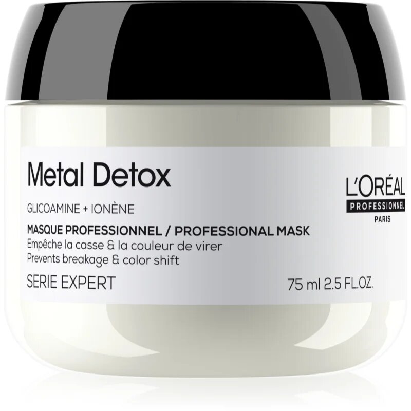 L’Oréal Professionnel Serie Expert Metal Detox mască hrănitoare profundă pentru par vopsit si deteriorat 75 ml