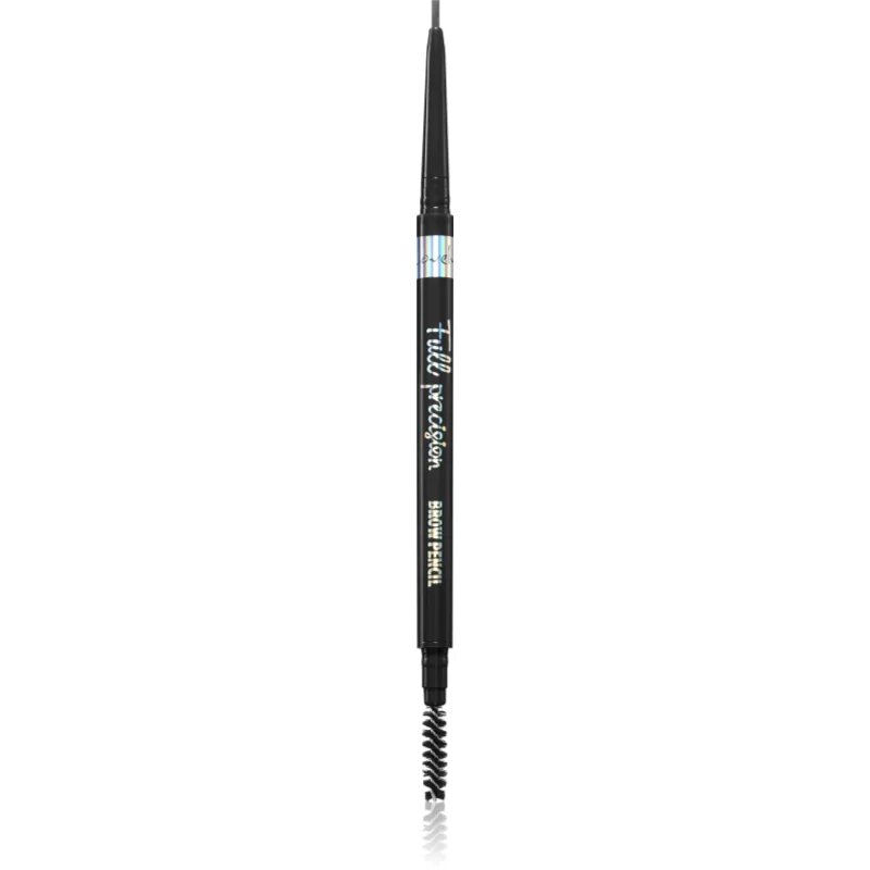Lovely Full Precision creion pentru sprancene cu pensulă culoare Dark Brown 5 g