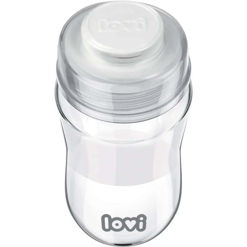 LOVI Glass biberon de sticlă 3m+ 250 ml